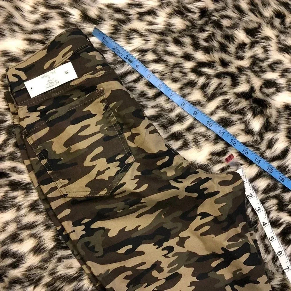 NOBO High Rise Skinny Camouflage Women Pants Size 9 NWT